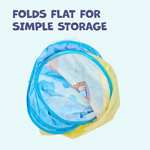 Bluey Pop N Fun Play Tent, 4-Sided Foldable Playhouse with Door, Indoor/Outdoor Play, No Assembly, Toddler Pop Up Tent for Ages 2+ by Bluey - Image 4