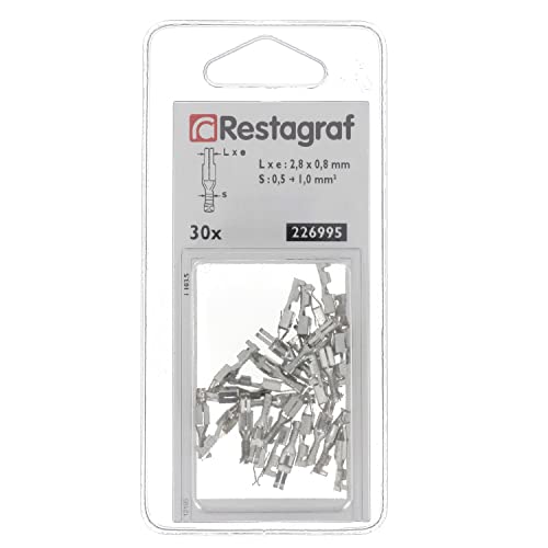 Terminales de conector de 2,8 mm para solucionar fallos de contacto, blíster de 30 2