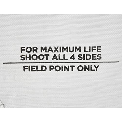 Morrell Targets 24 Inch Heavy Duty Commercial Indoor Range Adult Field Point Square Cube Archery Target W/ 4 Shooting Sides And Nucleus Center, White #TOP7