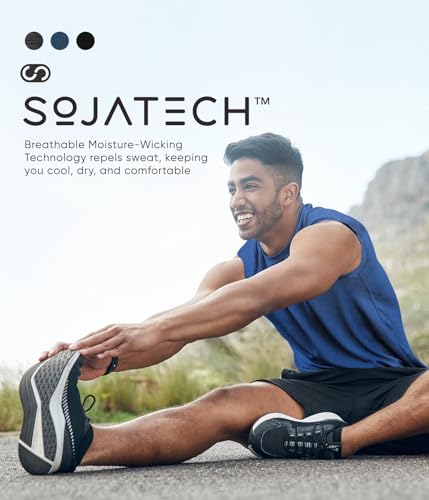 Men's Athletic Muscle Shirts (Dry Fit, 3-Pack) Moisture Wicking Sleeveless Performance Activewear Tank Tops for Gym2