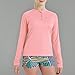 SG Edge Women's Standard Outdoor Quick Dry Sun Protection 1/4 Zip Long Sleeve Shirt, Coral Pink