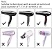 1 Pc Black Hair Dryer Comb Attachments Salon Blow Dryer Comb Attachment Styling Tool Hair Dryers and Accessories for Straightening Detangling Fine Curly Natural Hair