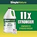 SimpleNature 45% Vinegar (1 Gallon) - Highly Concentrated Vinegar for Heavy-Duty Cleaning Power for Home & Patio, Limescale Removal & DIY Formulas - Dilutes Easily - Free of Dyes or Fragrance
