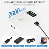 fishkeeper Battery Powered Aquarium Air Pump, USB Rechargeable Aerator Fish Tank Air Pump for 5-125 Gallons Portable Oxygen Pump for Outdoor Fishing, Power Outages and Emergency (4W 80GPH)
