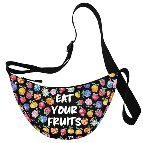 KEYCHIN Devil Fruits Crossbody Bag Devil Fruit Gift Anime Fruit Gifts Devil Fruit Shoulder Bag Devil Fruits Merch