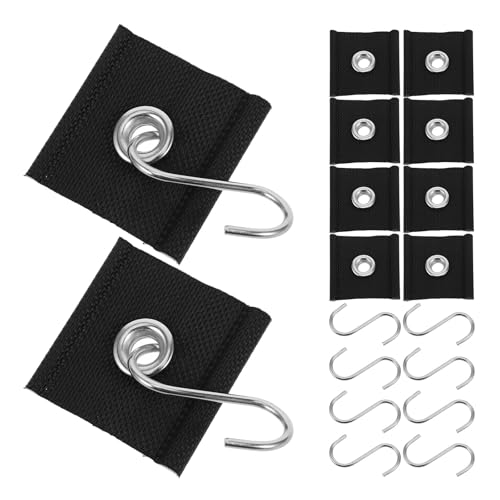 TOBBOMEY �L�����s���O�J�[�̃I�[�j���O�t�b�N 10�Z�b�g ���ȃX�e�����X�� �R���p�N�g�����^�ѕ֗� �z�ǃ��[���p 5/6mm-7/8mm �A�E�g�h�A������L�����o���ɍœK