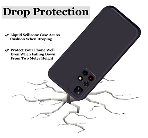 Image of A rtistque Back Cover Case for Redmi Note 11T 5G / Poco M4 Pro 5G with Camera Protection | Shockproof TPU | Stylish Protective Design | Slim Fit | Ultra Matte | Back Cover - Black