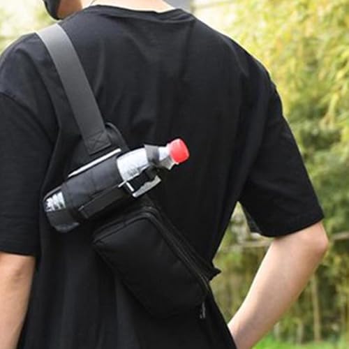 Pochete de garrafa de água – Pochete ajustável, bolsa de corrida resistente à água, bolsa de quadril