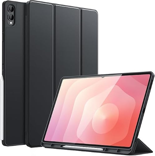 Tuff-Luv - Folio Case for Samsung Galaxy Tab S11 Ultra 14.6 (SM-X936) with S Pen Holder - Black