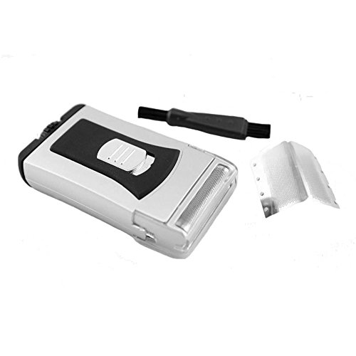 Men’s Foil Travel Shaver Tongtletech Electric Beard Razor Reciprocating Mini Washable Wet/Dry Hair Trimmer（Battery Operated） #TOP3