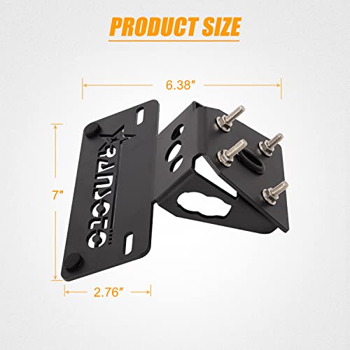 Motorcycle Z125 Pro Fender Eliminator Kits License Plate Holder Compatible With 2015 2016 2017 2018 2019 2020 2021 2022 Kawasaki Z125 Z125 Pro(Black) #TOP3