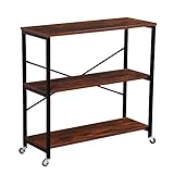 オープンシェルフ ラック 幅80cm 3段 オープンラック スチールシェルフ メタルラック 隙間収納 フリーラック キャスター付き おしゃれ 収納棚 多目的ラック 本棚 リビング収納 飾り棚