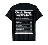 Suplemento Nutricional Etiqueta Elección Novedad Pro Trump Camisa Camiseta