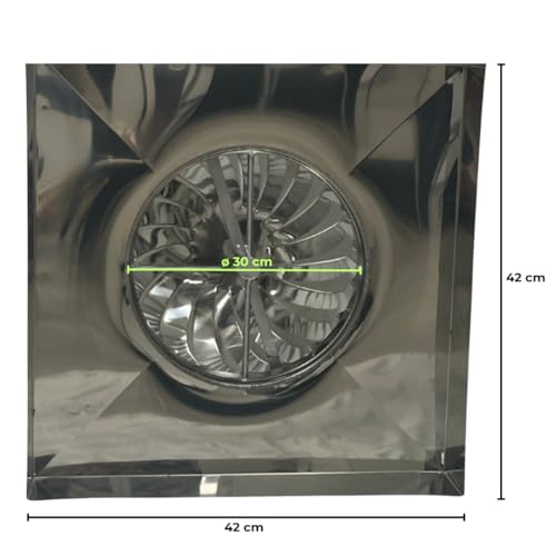 Extractor de humo giratorio EINSIDE de acero inoxidable AISI 304 premium para chimeneas 4