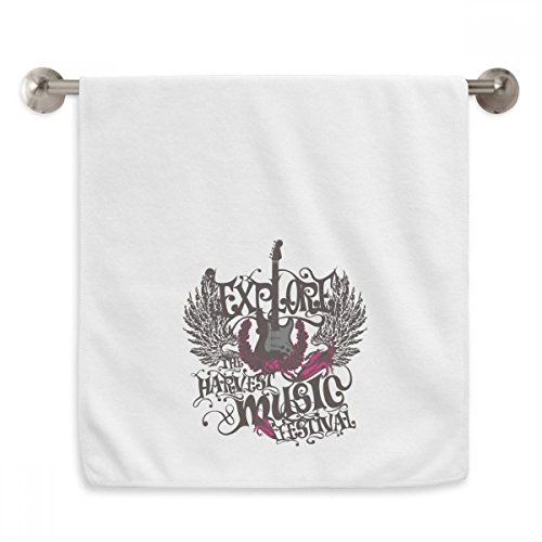 Serviettes moelleuses Explorez Uothe récolte Rock Diadème blanches 13X29