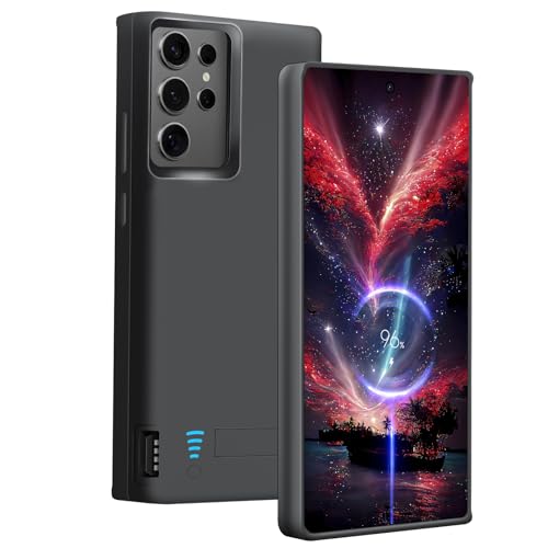 Loytal Battery Case for Samsung Galaxy S24 Ultra, 5000mAh Rechargeable Extended Battery Charging Charger Case, Add 100% Extra Juice, Not Compatible with S24 or S24+ (6.8 inch) Black