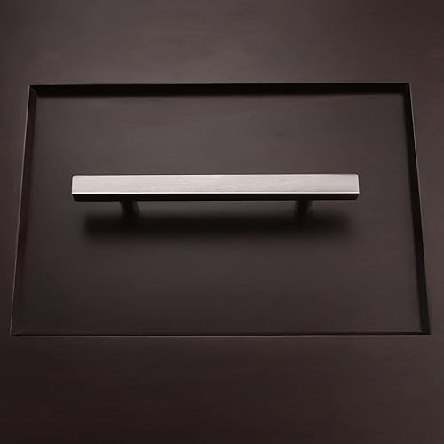 Miniatura 6 de Probrico Manijas para gabinete, acero inoxidable de 4 pulgadas (4.016 in), barra cuadrada en T, manijas de gabinete de cocina, tiradores de cajón