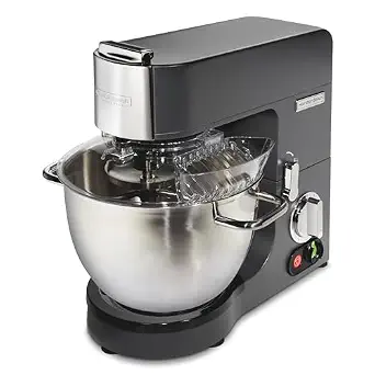 Hamilton Beach Commercial CPM800 8 Quart Stand Mixer, Die-Cast Aluminum, Black