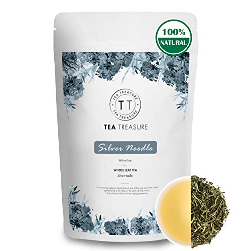 Tea Treasure Darjeeling Silver Needle White Tea, Antioxidants Rich