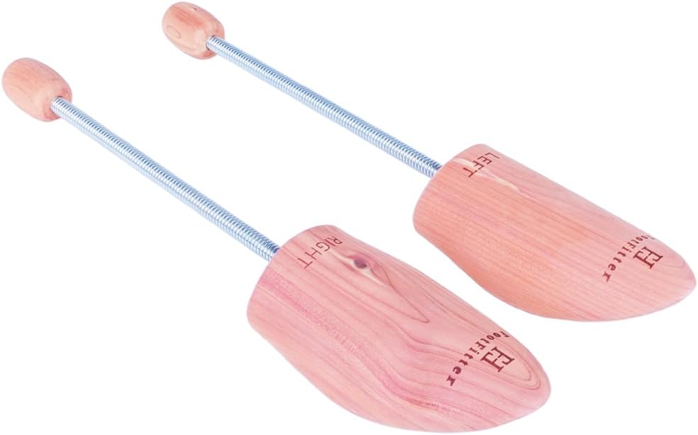 FootFitter Travel Cedar Shoe Tree - Natural Wood Shoe Shapers for Men & Women, Made From USA Grown Cedar Wood