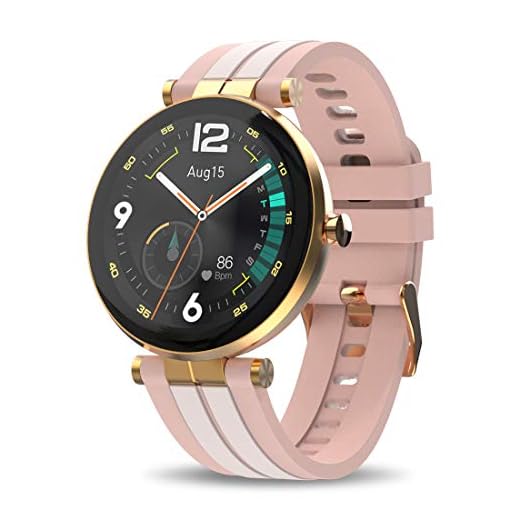 Bebinca Smartwatch Full-Touch Display, Reloj Inteligente con Monitor de frecuencia cardíaca &presión Arterial,Notificaciones,IP67 Impermeable,Batería Ultra Larga DIY watchface(Gold)