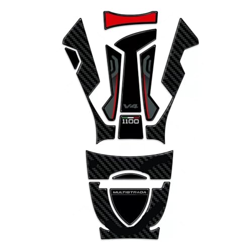 Protection réservoir Multistrada V4S 2024 : kit d'autocollants premium au design invisible