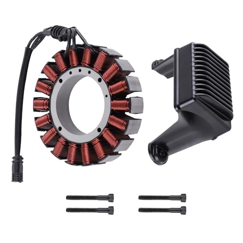 maXpeedingrods 29987-06 7450506 Stator & Voltage Regulator Rectifier for Harley Davidson Electra Glide, Road King, Road Glide 2006 2007 2008, Replacement for 74505-06, 2998706