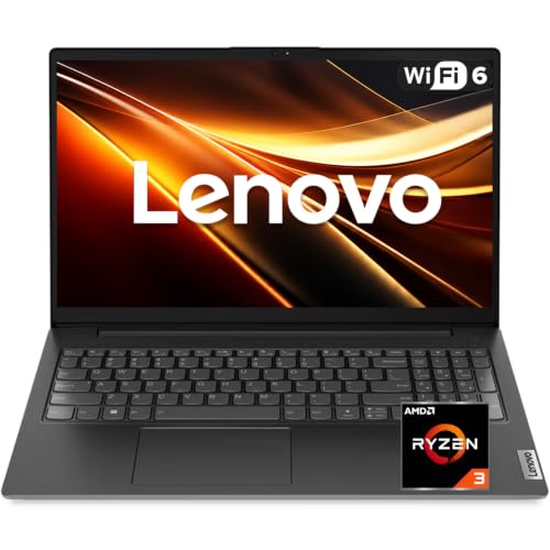 Image of Lenovo Business Laptop, 15.6 inch FHD Display, AMD Ryzen 3 CPU, 16GB DDR5 RAM, 512GB SSD, Wi-Fi 6, Windows 11 Pro with Microsoft 365 for the Web