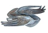 Blue Orchid Bronze Buddha Hand Buddhist Mudra Sculpture Meditation Wall Hanging Statue Door Knob fro