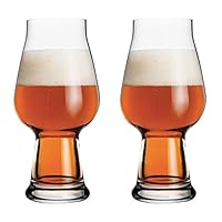Luigi Bormioli PM985 Birrateque Pale Ale Glass 2-Pieces, 540 ml Capacity, Clear, (Pack of 1)