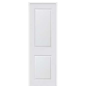 National Door Company ZZ365107L Solid Core, Molded, 2-Panel, Left Hand, Prehung Interior Single Door, 24" x 96" on 6-9/16" Jamb, MDF