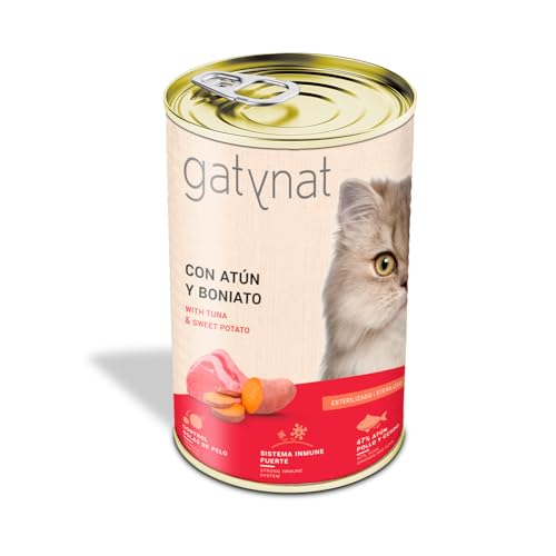 Gatynat Atún Y boniato, 12 uds x 400 gr