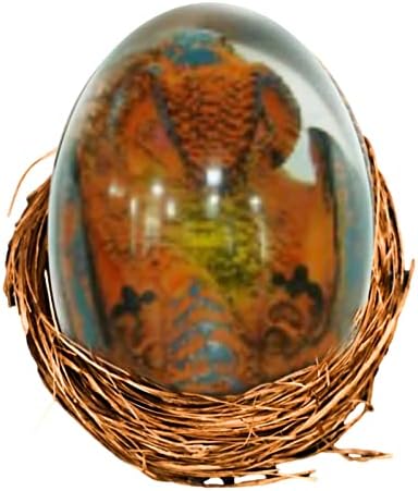 Resin Dinosaur Egg Ornaments - Crystal Transparent Resin Dragon Egg | Cute Animal Statues, Sculptures, Crafts, Toys
