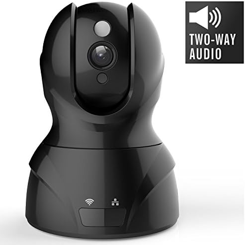 Imillet Dome Surveillance for Security - 1280P HD WiFi Wireless Security Camera in Two- Way Audio - Night Vison Home Monitor with Motion Detection-Pan/Tilt/Zoom(Black)