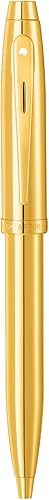 Miniatura 5 de Sheaffer 100 9372 Glossy PVD Gold Ballpoint Pen With PVD Gold Trim