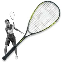 Talbot-Torro Squashschläger Drive 2000 - Leichter Allround-Schläger - Für Einsteiger & Freizeit - Graphit-Composite Rahmen - besaitet & spielbereit