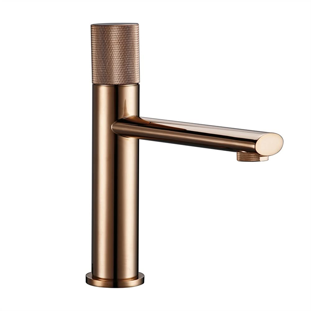 Robinet Lavabo Laiton Or Rose : Fini la Rouille et les Traces de Calcaire