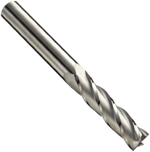 Niagara Cutter N85694 Carbide Square Nose End Mill, Inch, Uncoated (Bright) Finish, Roughing and Finishing Cut, 30 Degree Helix, 0.250 Cutting Diameter, 0.250 Shank Diameter by Niagara Cutter