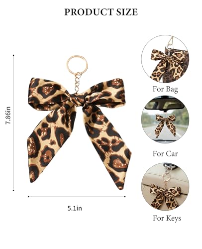 Bolso de hombro para mujer con diseño de leopardo y cadena desmontable miniatura 7