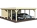 Produktbild Palmako Carport/Doppelcarport Karl 40,8 natur