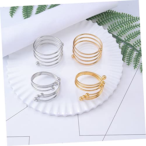 Napkin Rings 24 Pcs Napkin Ring Satin Set Vintage Decor Wedding Table Decor Serviette Rings Spring Buffet Napkin Buckle Metal Metal Napkin Ring Tableware Accessories #TOP7