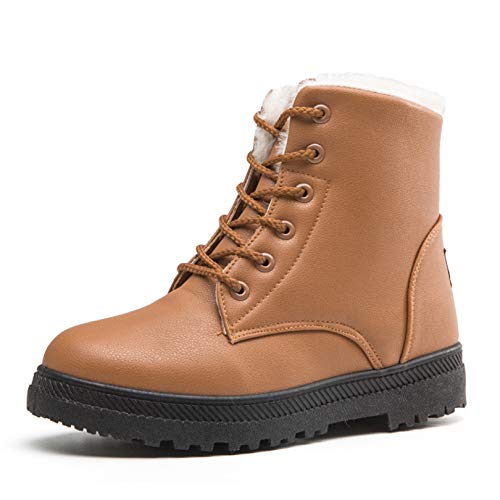 [XYZL] スノーブーツ 男女兼用 カモフラージュ レディース メンズ レースアップ スノーシューズ 防水 防滑 撥水 雪用ブーツ 27.0cm ウインターブーツ 雪道 防寒 ミドルブーツ らくだ色 滑らない 綿靴 長靴 通勤 通学用 男女兼用 大きいサイズ 1枚目