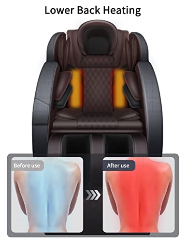 Massage Chair Full Body Zero Gravity Shiatsu Massage Recliner With Heating, Roller And Airbag Massage Sofa Free Installation #TOP5