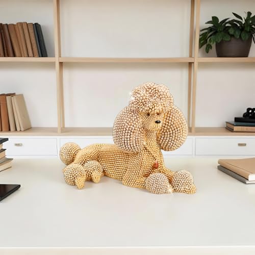Estatua de Poodle en Resina para Decoración Moderna miniatura 4