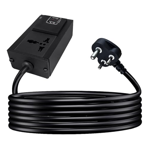 Image of MX Single Socket Extension Cord with 2 USB Ports (5V /2.4A), Universal Socket Power Strip (6A-13A), Heavy Duty Extension Board 5 Meter Cable 3 pin Socket with Safety Shutter