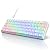 RK ROYAL KLUDGE RK61 Wired 60% Mechanical Gaming Keyboard RGB Backlit Ultra-Compact Red Switch White