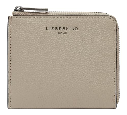 LIEBESKIND Berlin Leder Kartenetui Lou Small Pebble Nino Purse Stone Taupe