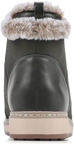 WHITE MOUNTAIN Women's Shoes Tamarin Puffer Ankle Bootie, Army Green/Fabric, 11 W | Image 4