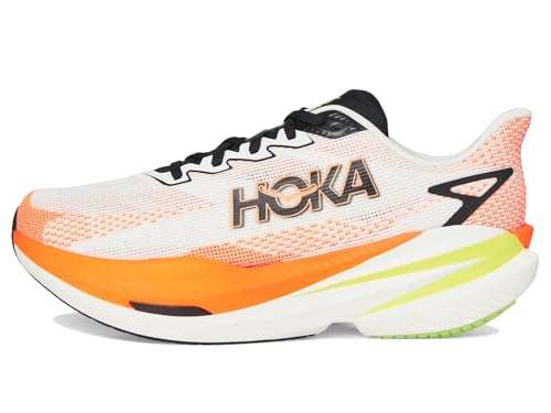 Hoka Men's Mach X 3 White/Neon Tangerine 8.5 Medium by HOKA - Used condition - Image 4
