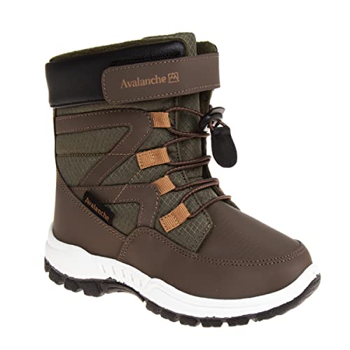 Avalanche Unisex-Child Kids Winter Outdoor Insulated Warm Non-Slip Snow Boots